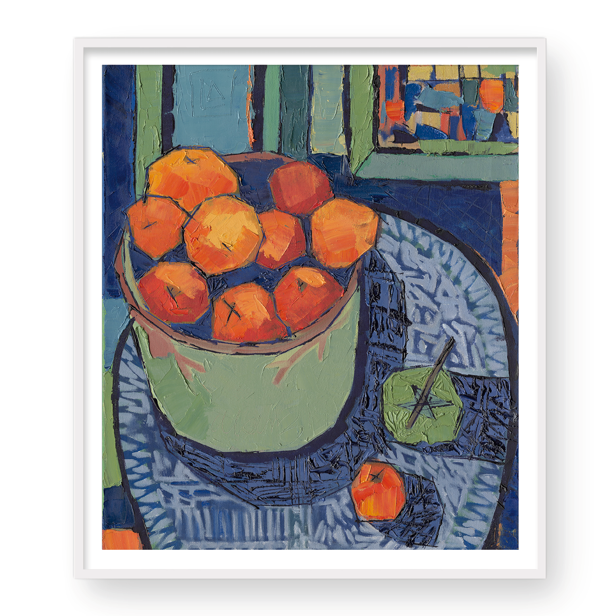 Oranges in Bowl