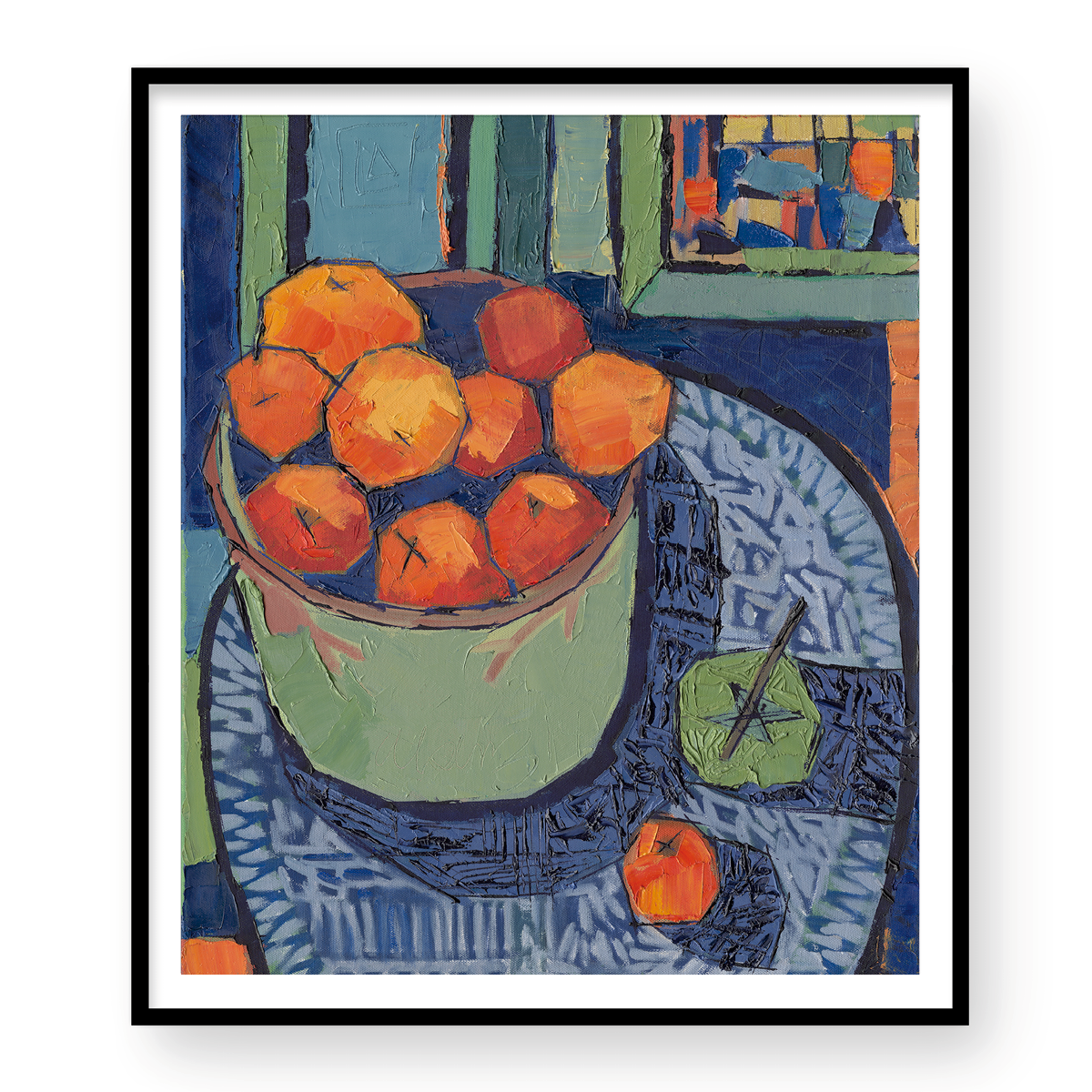 Oranges in Bowl